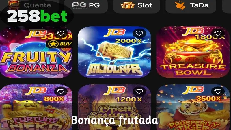 Conquiste tesouros de frutas com Fruity Bonanza na 258Bet