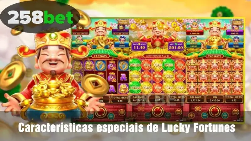 Recursos especiais de Lucky Fortunes