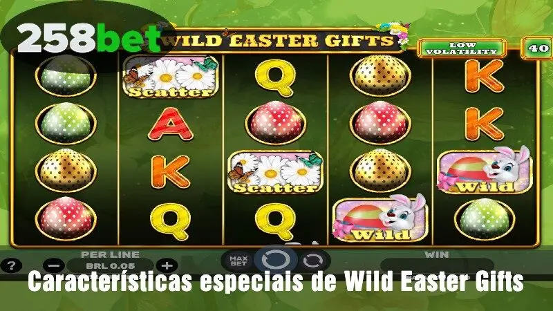 Características especiais de Wild Easter Gifts