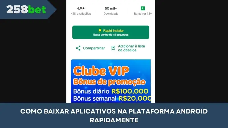 Como baixar aplicativos rapidamente na Android