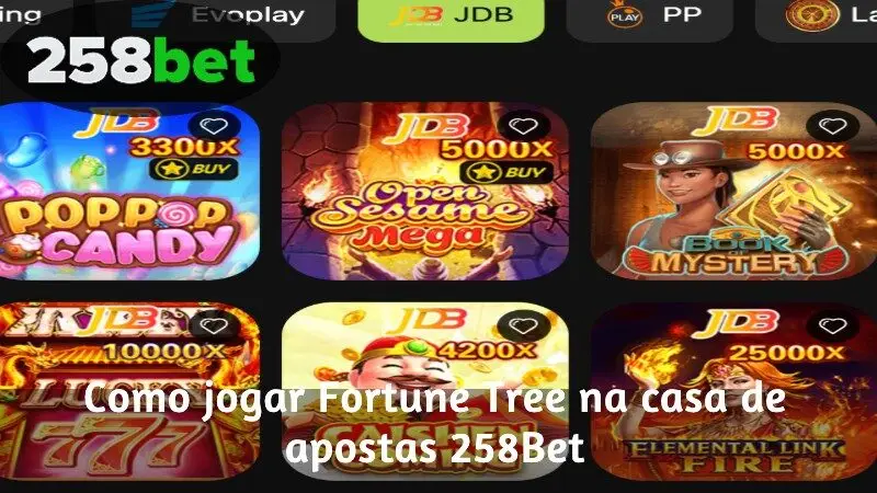 Como jogar Fortune Tree na casa de apostas 258Bet