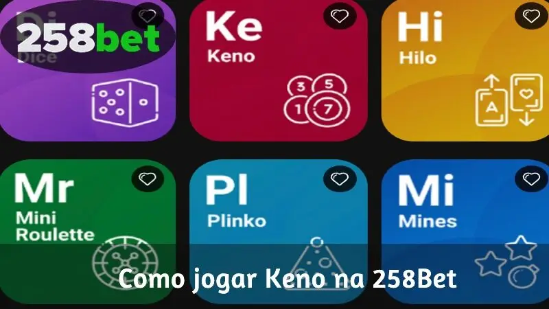 Como jogar Keno na 258Bet