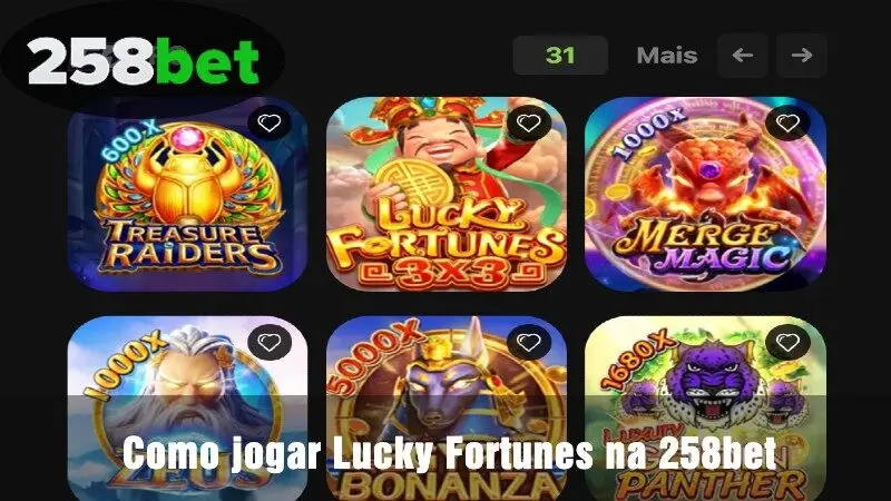 Como jogar Lucky Fortunes na 258bet