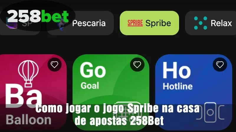 Como jogar o jogo Spribe na casa de apostas 258Bet