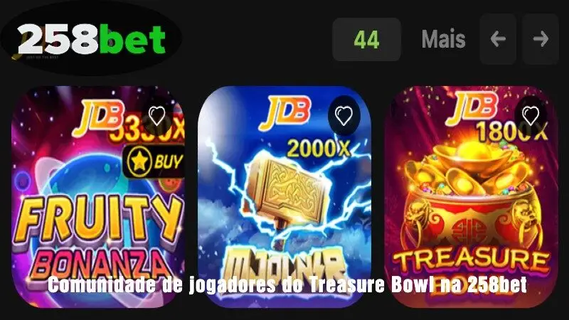 Comunidade de jogadores do Treasure Bowl na 258bet