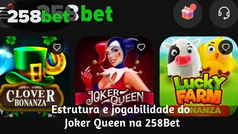 Estrutura e jogabilidade do Joker Queen na 258Bet