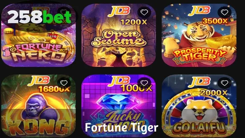 Fortune Tiger na casa de apostas 258Bet – Lucky Golden Tiger, ganhe muito todos os dias