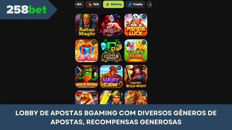 BGaming com uma variedade de gêneros de apostas e recompensas generosas