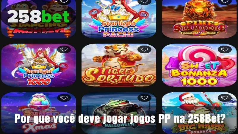 Por que você deve jogar jogos PP na 258Bet?