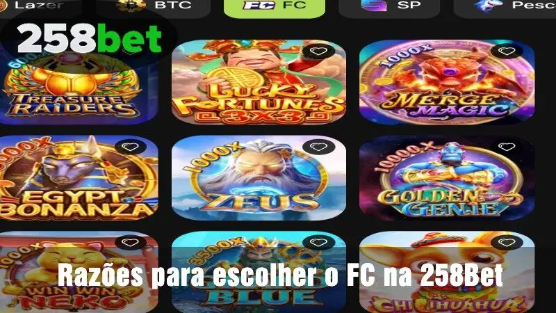 Razões para escolher o FC na 258Bet