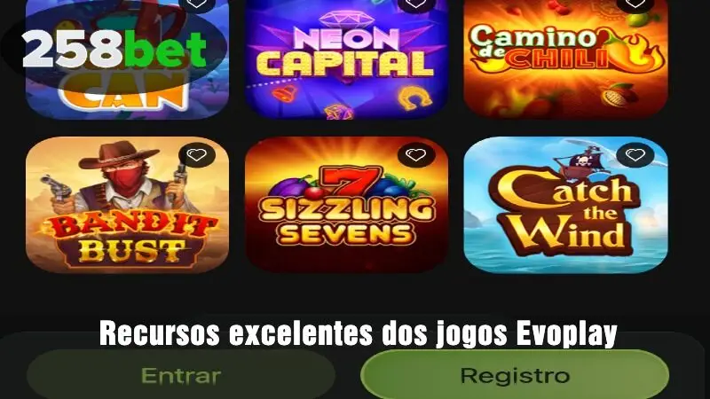 Recursos excelentes dos jogos Evoplay